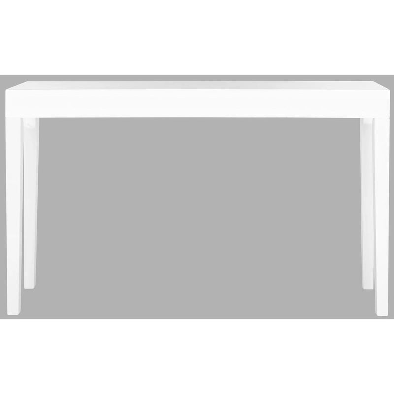 SAFAVIEH Bonny White Lacquer Console Table - 51.2 W x 13.4 L x 31.5 H - 51Wx13Dx32H