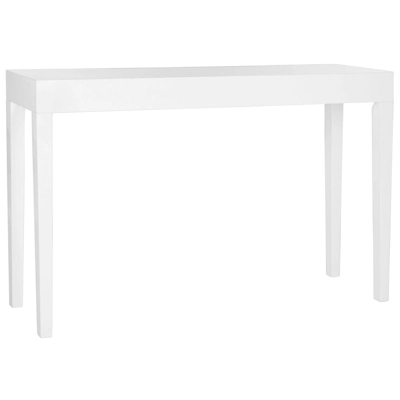 SAFAVIEH Bonny White Lacquer Console Table - 51.2 W x 13.4 L x 31.5 H - 51Wx13Dx32H