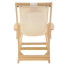 Jiallo Romantic Collection Canvas Sling Chairs with Cup and Wine Holder and end table