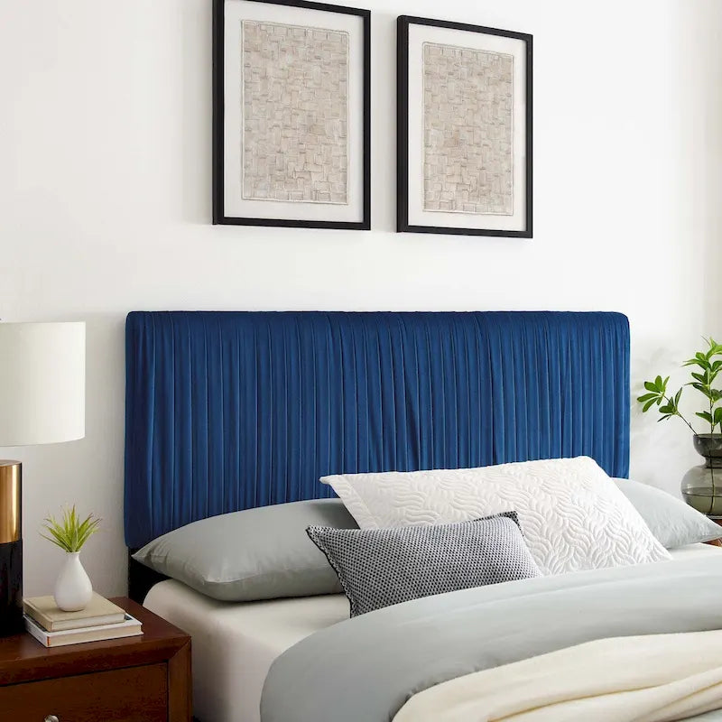 Eloise Channel Tufted Performance Velvet Full/Queen Headboard
