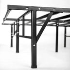 Priage by ZINUS SmartBase Compack Black Metal Mattress Foundation