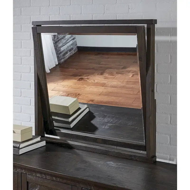 Collection de chambre à coucher 6 pièces Sharla en bois massif Simply Solid avec rangement