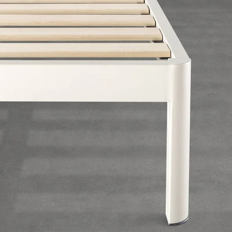 KERT Upholstered Metal Platform Bed By Crown Comfort