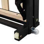 Lit de repos rembourré de taille double avec lit gigogne extensible