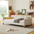 Twin Size Upholstered Dayed with 4 Support Legs