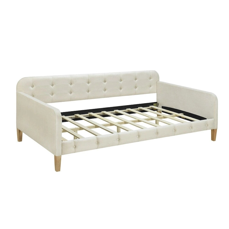Twin Size Upholstered Dayed with 4 Support Legs