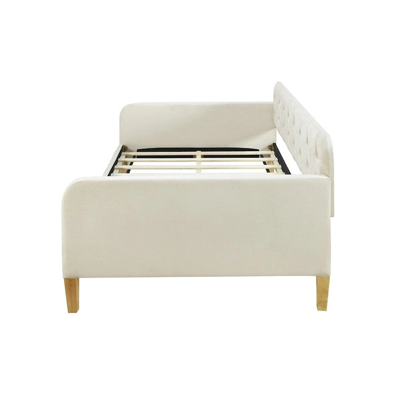 Twin Size Upholstered Dayed with 4 Support Legs