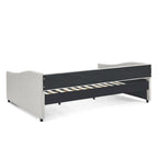 Queen Size Daybed with Drawers Upholstered Tufted Sofa Bed
