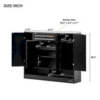 Merax Sleek and Modern Shoe Cabinet with Adjustable Shelves