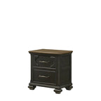 Josalina 5 Piece Brown Modern Contemporary Solid Wood And Veneers Fabric Storage Bedroom Set