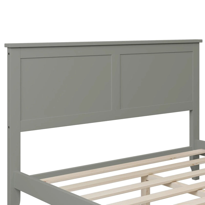 Modern Wood Full Platform Bed for bedroom