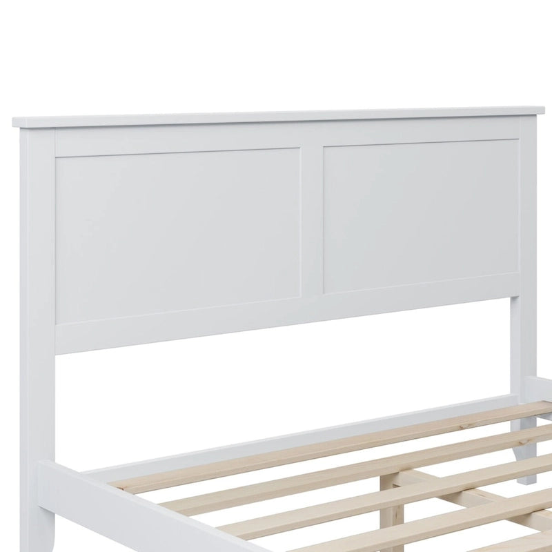 Modern Wood Full Platform Bed for bedroom