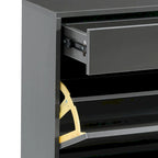 Minimalist Design Wooden Shoe Storage Cabinet, For Entrance Hallway Use