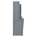Lit escamotable Queen Size avec armoire et tiroirs