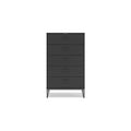 Signature Design by Ashley Socalle Black Chest of Drawers