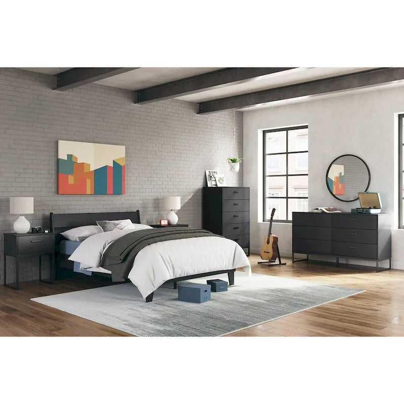 Signature Design by Ashley Socalle Black Chest of Drawers