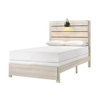 Ensemble de chambre Edyth 5 pièces avec panneaux LED blancs