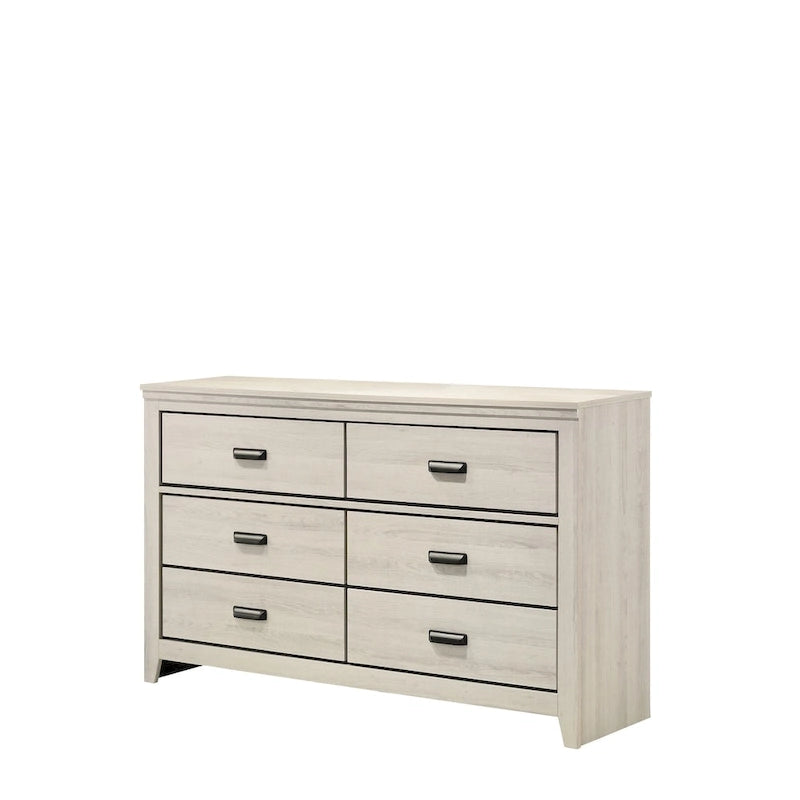 Ensemble de chambre Edyth 5 pièces avec panneaux LED blancs