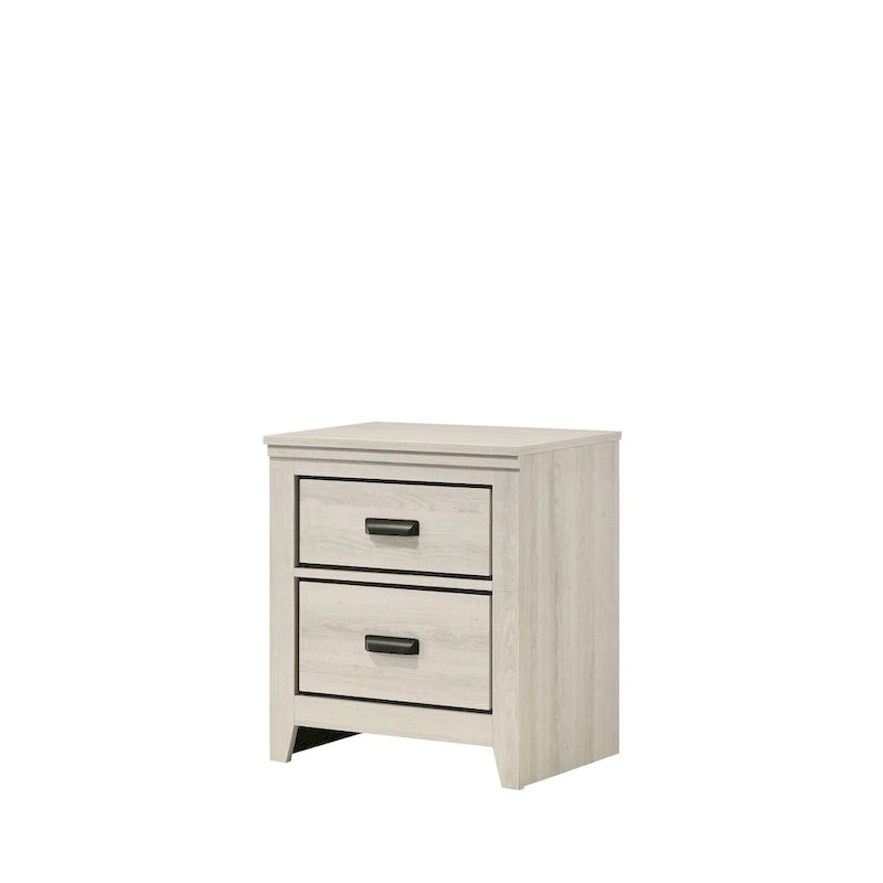 Ensemble de chambre Edyth 5 pièces avec panneaux LED blancs