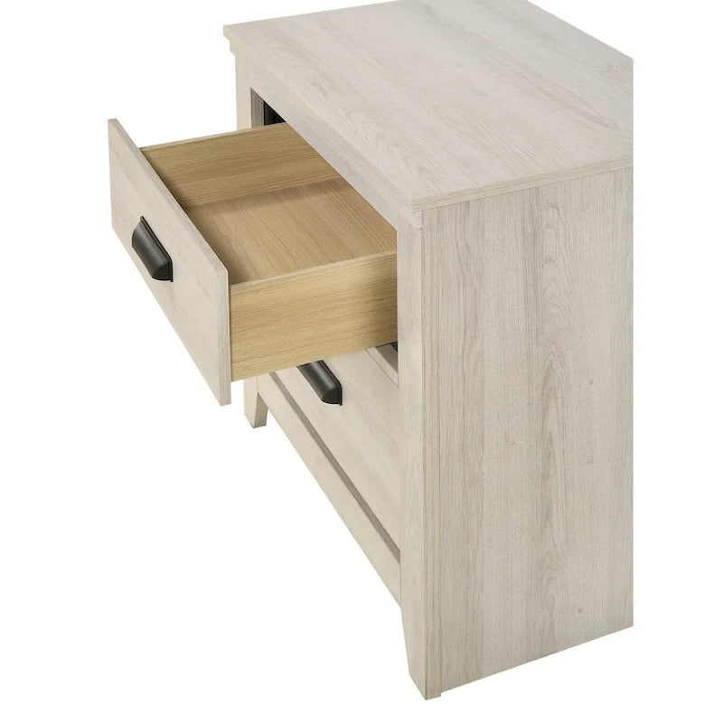 Ensemble de chambre Edyth 5 pièces avec panneaux LED blancs