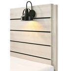 Ensemble de chambre Edyth 5 pièces avec panneaux LED blancs