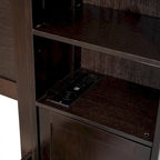 Nestfair Queen Size Wooden Bed With All-in-One Cabinet