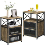 Table de chevet moderne avec espace de rangement