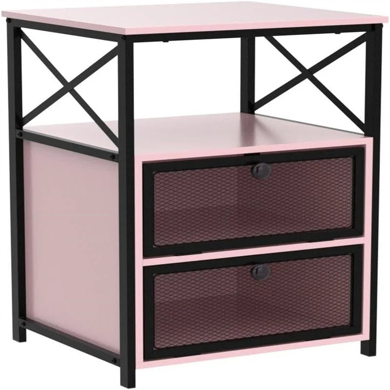 Table de chevet moderne avec espace de rangement