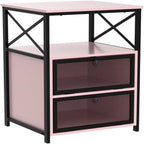 Table de chevet moderne avec espace de rangement