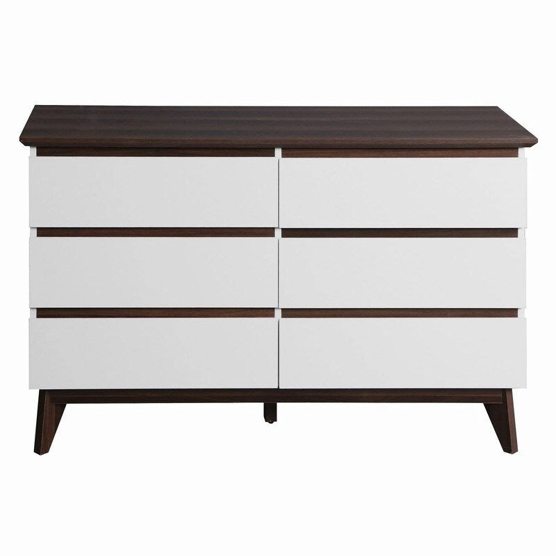 47.2 W Modern 6-Drawer Storage Chest Dresser