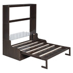 Wooden Murphy Bed Wall Bed with Cushion