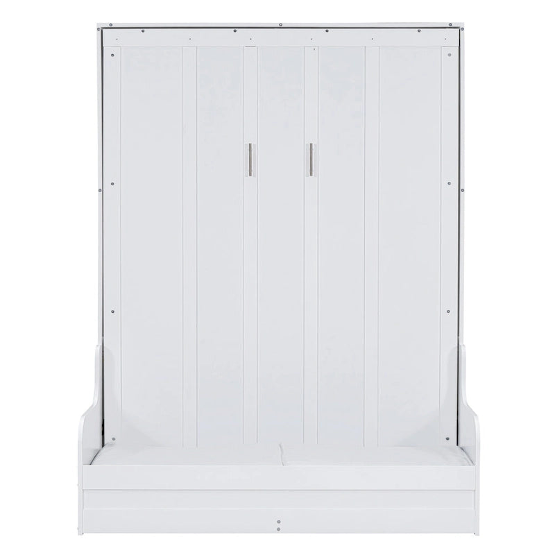 Wooden Murphy Bed Wall Bed with Cushion