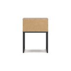 Signature Design by Ashley Deanlow Honey, tête de lit à panneaux avec commode et table de chevet