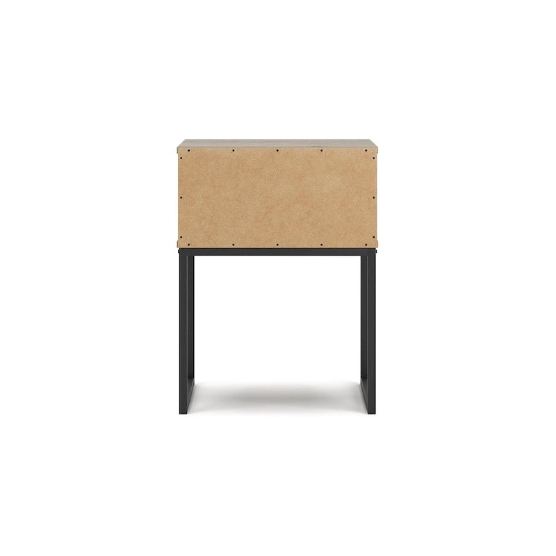 Signature Design by Ashley Deanlow Honey, tête de lit à panneaux avec commode et table de chevet