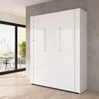 Lit escamotable Bestar Avalon fini lustré pour espaces polyvalents