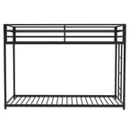 Twin over Twin Metal Bunk For Bedroom