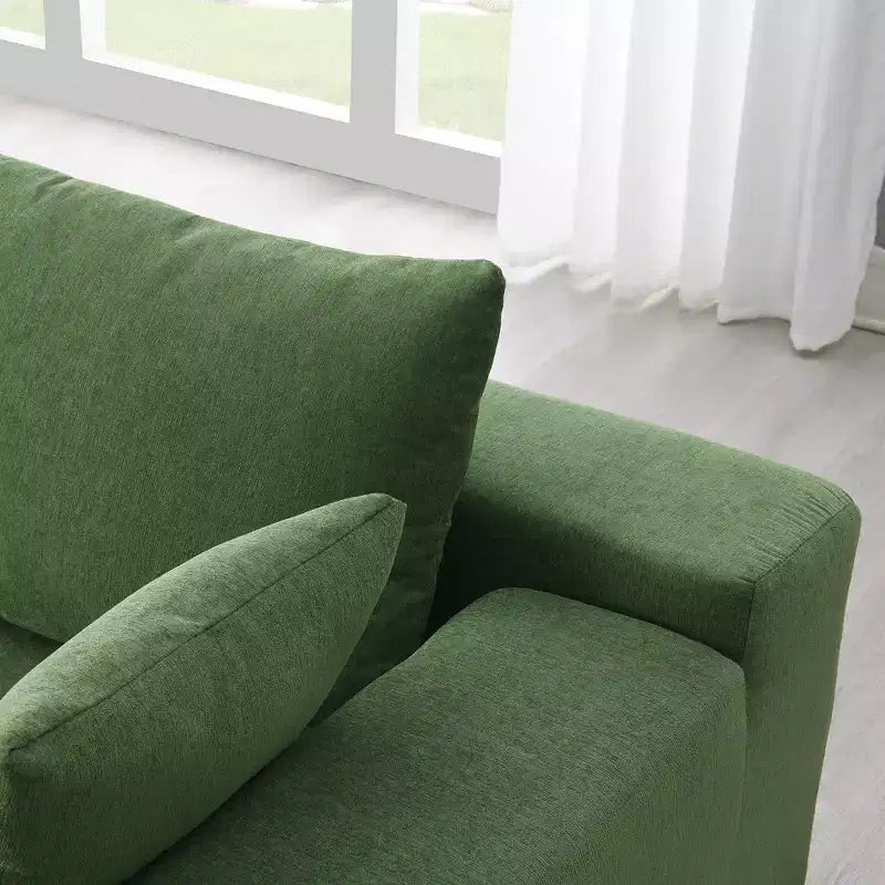 GDFStudio Elio Modern L-Shape 2 Piece Modular Sectional Sofa Set with Pollows