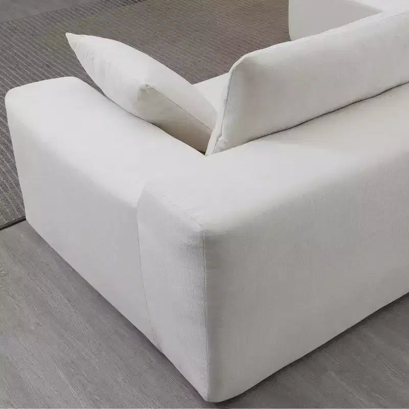 GDFStudio Elio Modern L-Shape 2 Piece Modular Sectional Sofa Set with Pollows