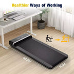 Redliro Treadmill for Home/Office 300lb Capacity Ultra Quiet Portable Treadmill with Remote Control