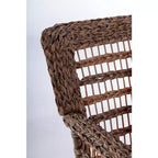 Jiallo Modern Concept Faux Sea Grass Resin Rattan Relaxing Set (1 Armchair and 1 Ottoman)