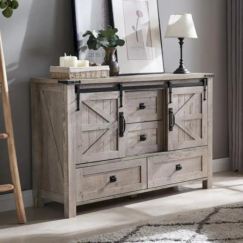 Farmhouse Dresser, Chest of Drawer, Dresser TV Stand, Storage Dresser