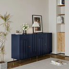 Meuble de rangement moderne en bois à 4 portes pour salon