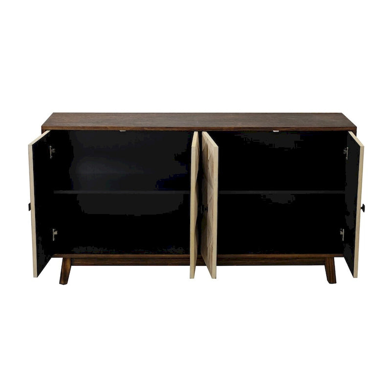59.84 4 Doors Vintage Sideboard ,Freestanding Sideboard