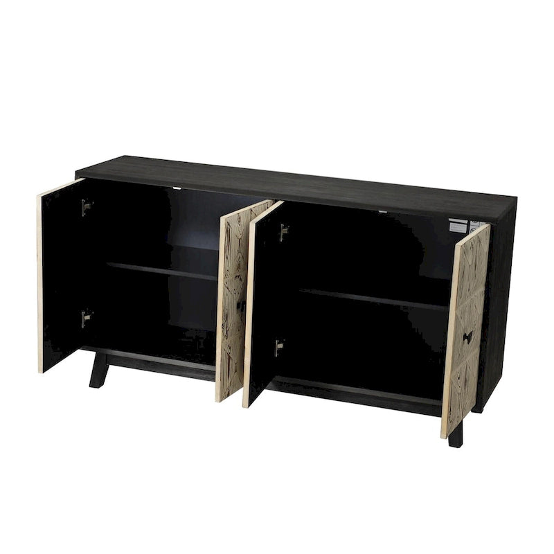 59.84 4 Doors Vintage Sideboard ,Freestanding Sideboard