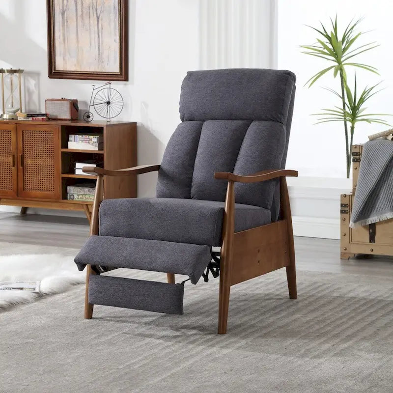 Fauteuil à accoudoirs en bois