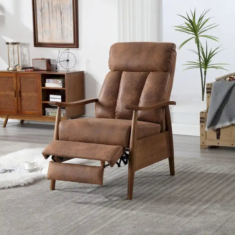 Fauteuil à accoudoirs en bois