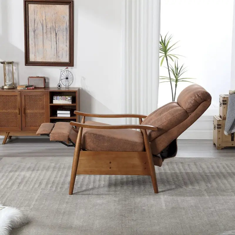 Fauteuil à accoudoirs en bois