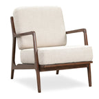 Fauteuil Verity 25 en tissu Poly & Bark - Piètement en bois massif