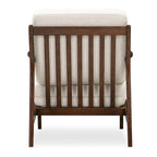 Fauteuil Verity 25 en tissu Poly & Bark - Piètement en bois massif