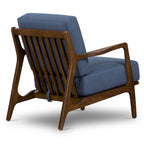 Fauteuil Verity 25 en tissu Poly & Bark - Piètement en bois massif